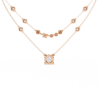 Stellar Duo Lab Grown Diamond Layered Necklace