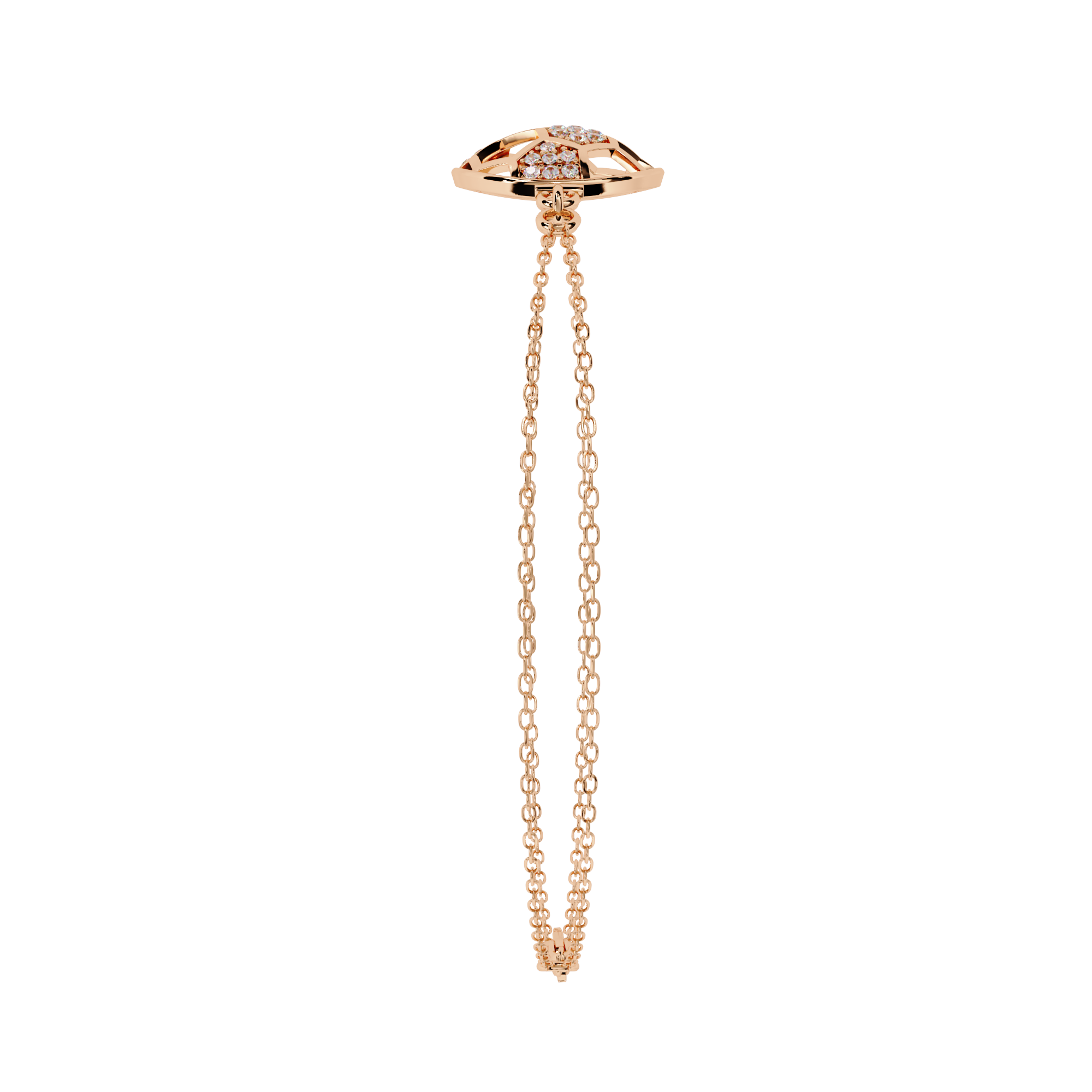 Striker Spark Diamond Football Bracelet