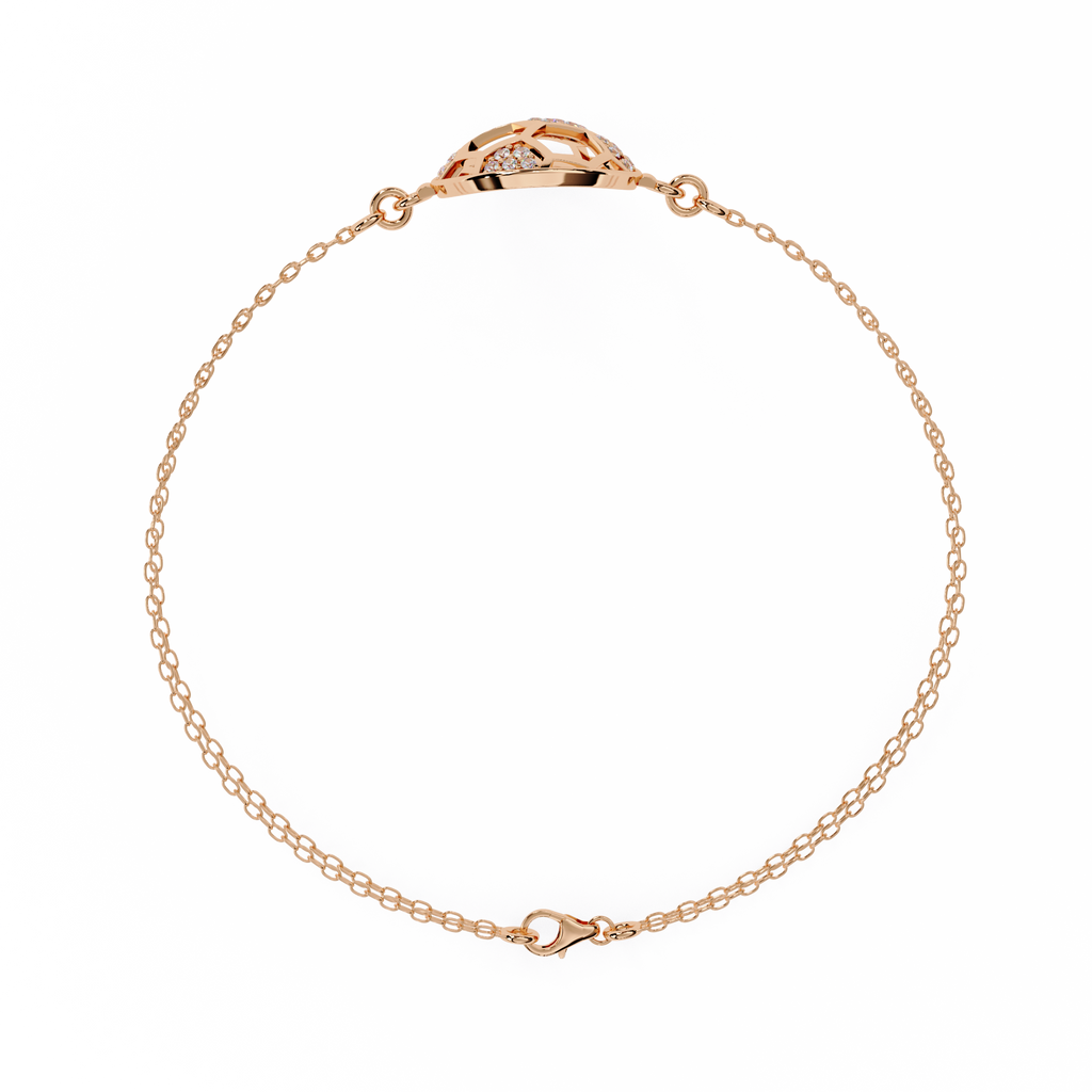 Striker Spark Diamond Football Bracelet