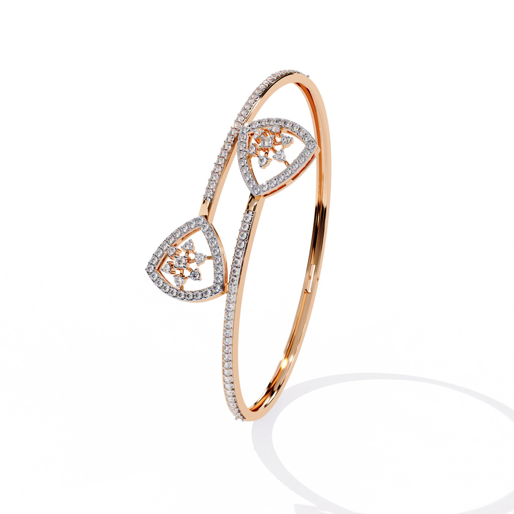 Talia Twin Drop Lab Grown Diamond Bracelet