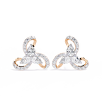 Trinity Bloom Diamond Earrings