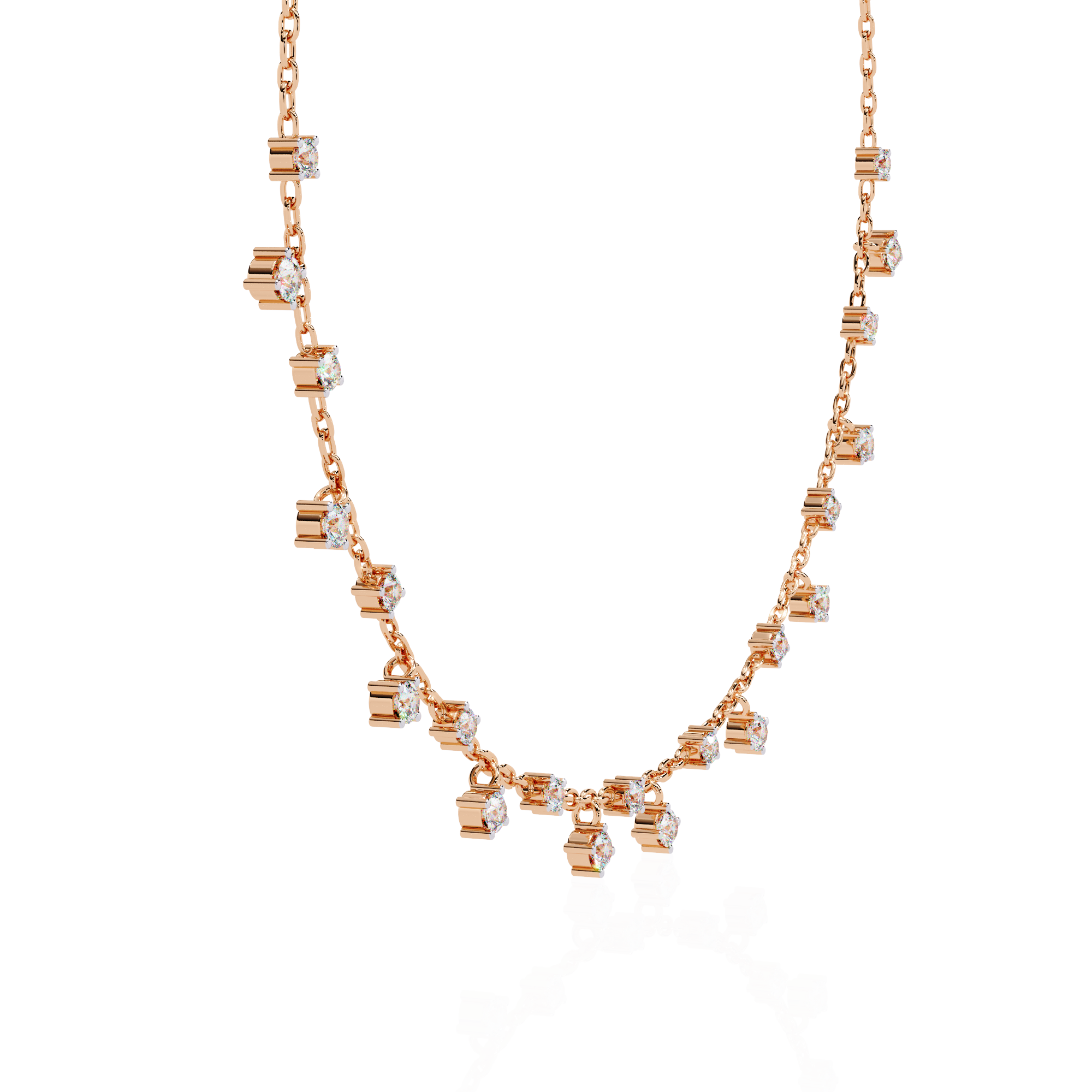 Twilight Gleam Diamond Necklace