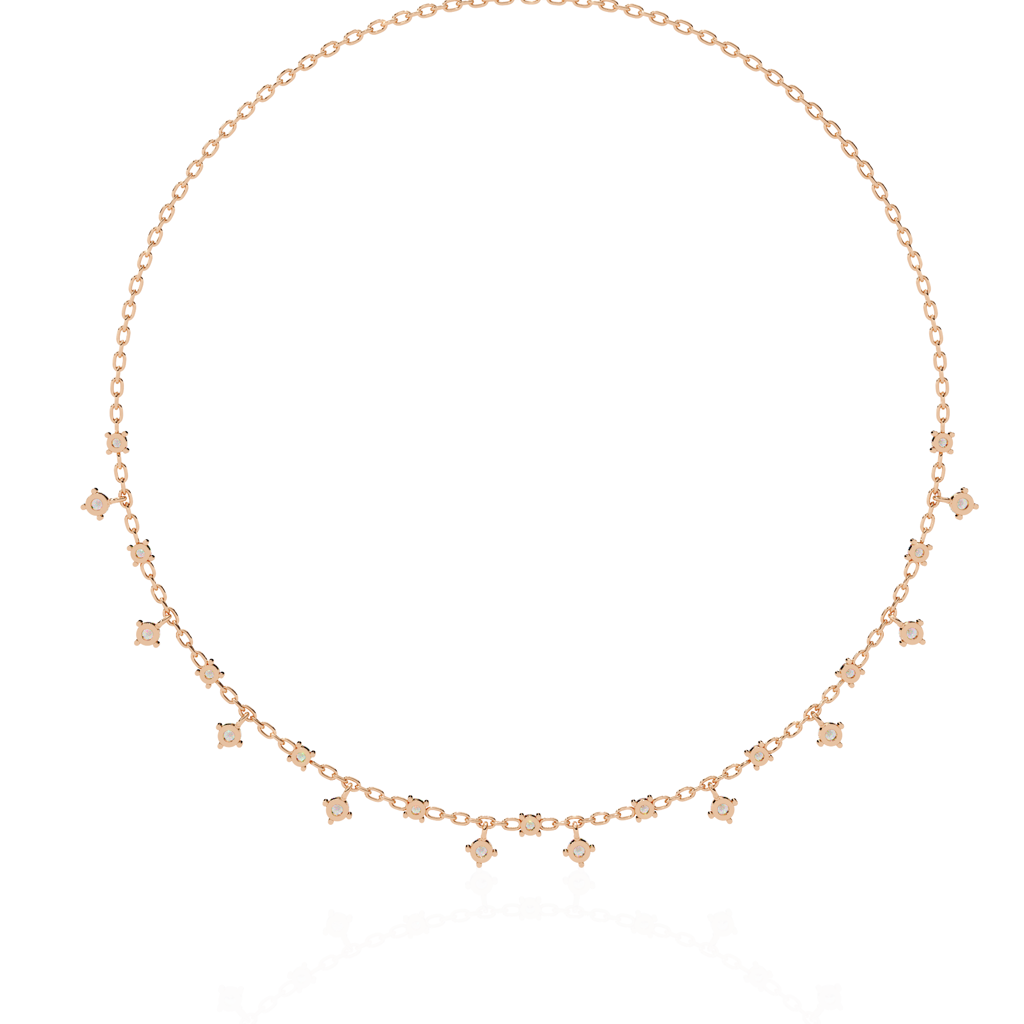 Twilight Gleam Diamond Necklace