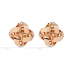 Twilight Knot Lab Grown Diamond Earrings