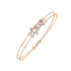 Urban Grid Diamond Chain Bracelet