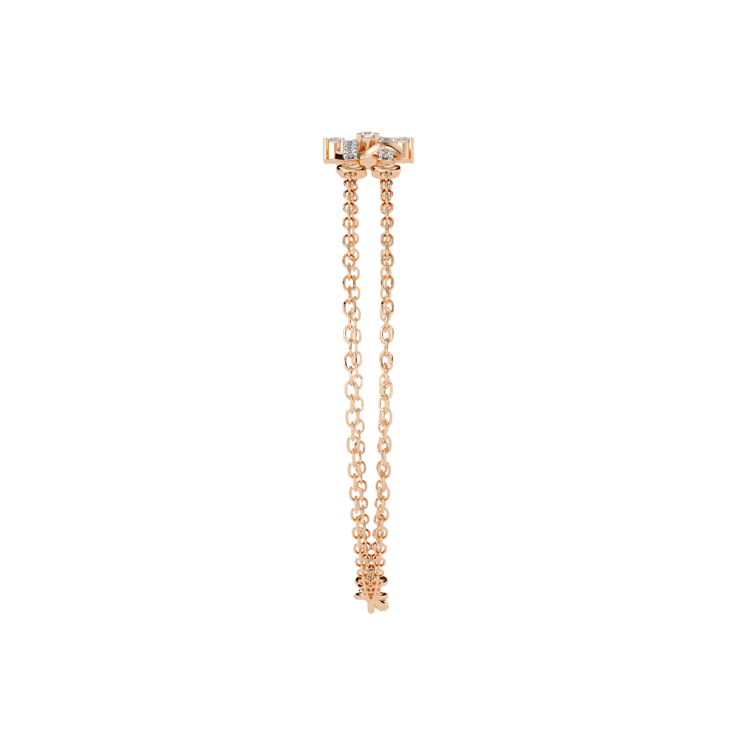 Urban Grid Diamond Chain Bracelet