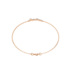 Urban Grid Diamond Chain Bracelet