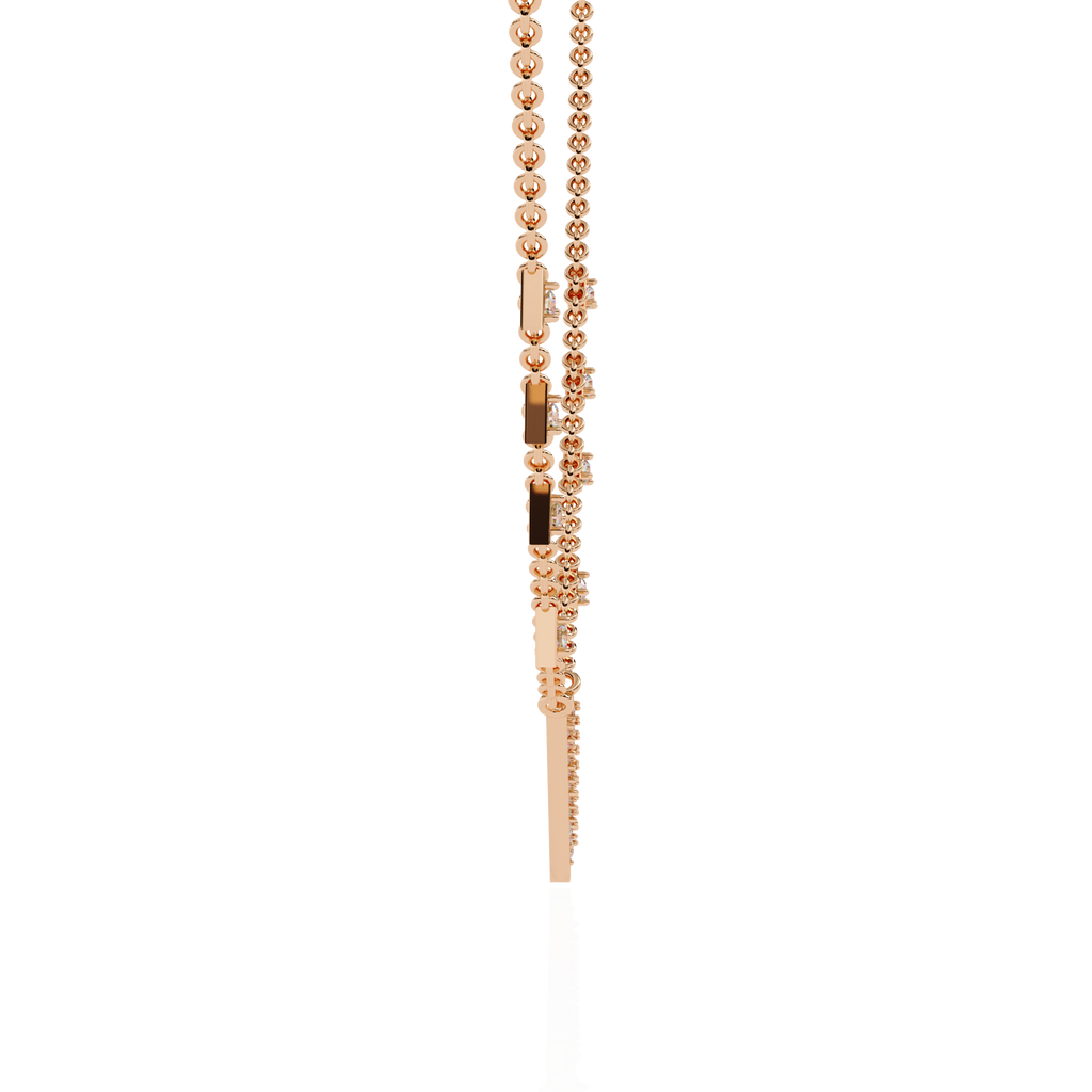 Vera Geo Diamond Necklace