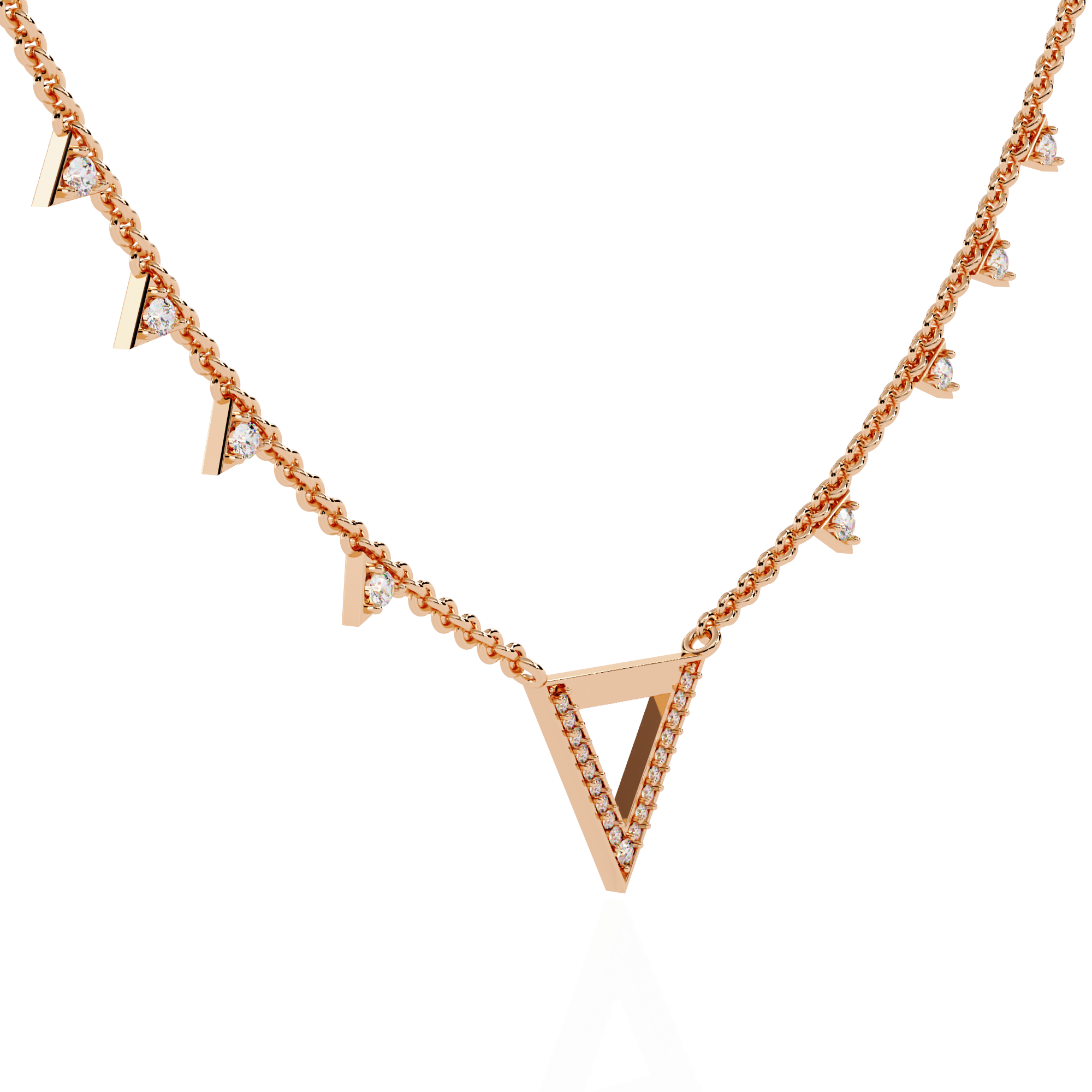 Vera Geo Diamond Necklace