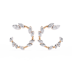 Vinelight Lab Grown Diamond Hoop Earrings
