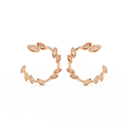Vinelight Lab Grown Diamond Hoop Earrings