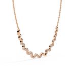 WaveLine Diamond Necklace