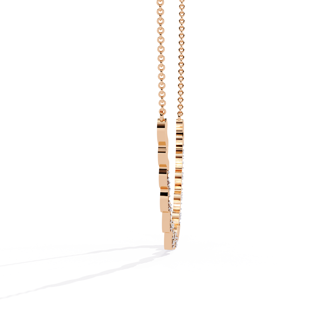 WaveLine Diamond Necklace