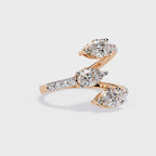 Pear_Cut_Spiral_Lab_Grown_Diamond_Ring_rose_gold