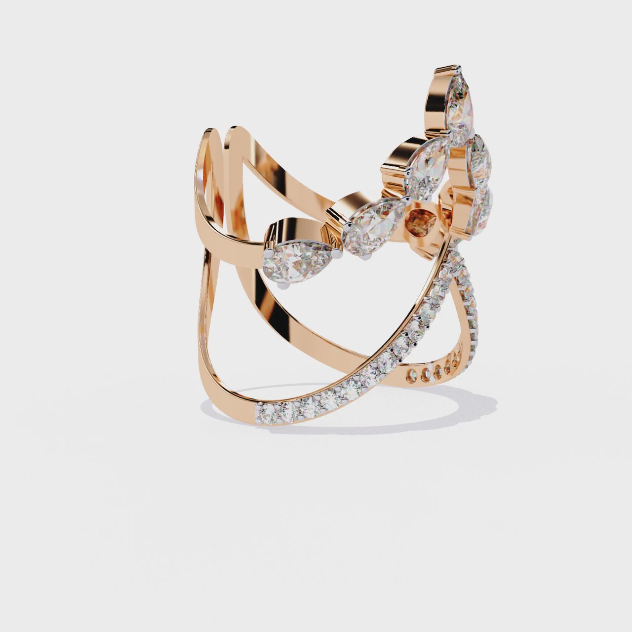 Modern_Open_Design_Lab_Grown_Diamond_Ring_rose_gold
