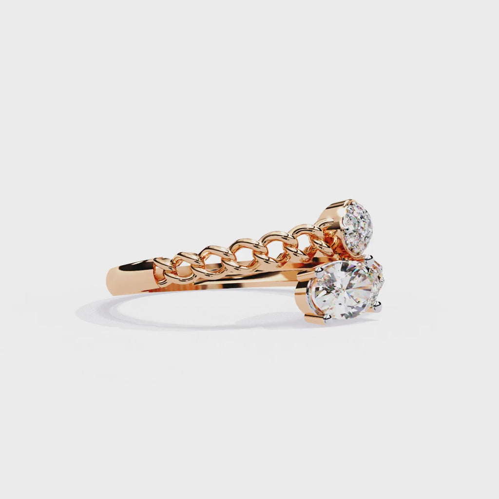 Oval_Cut_Chain_Crossover_Lab_Grown_Diamond_Ring_rose_gold